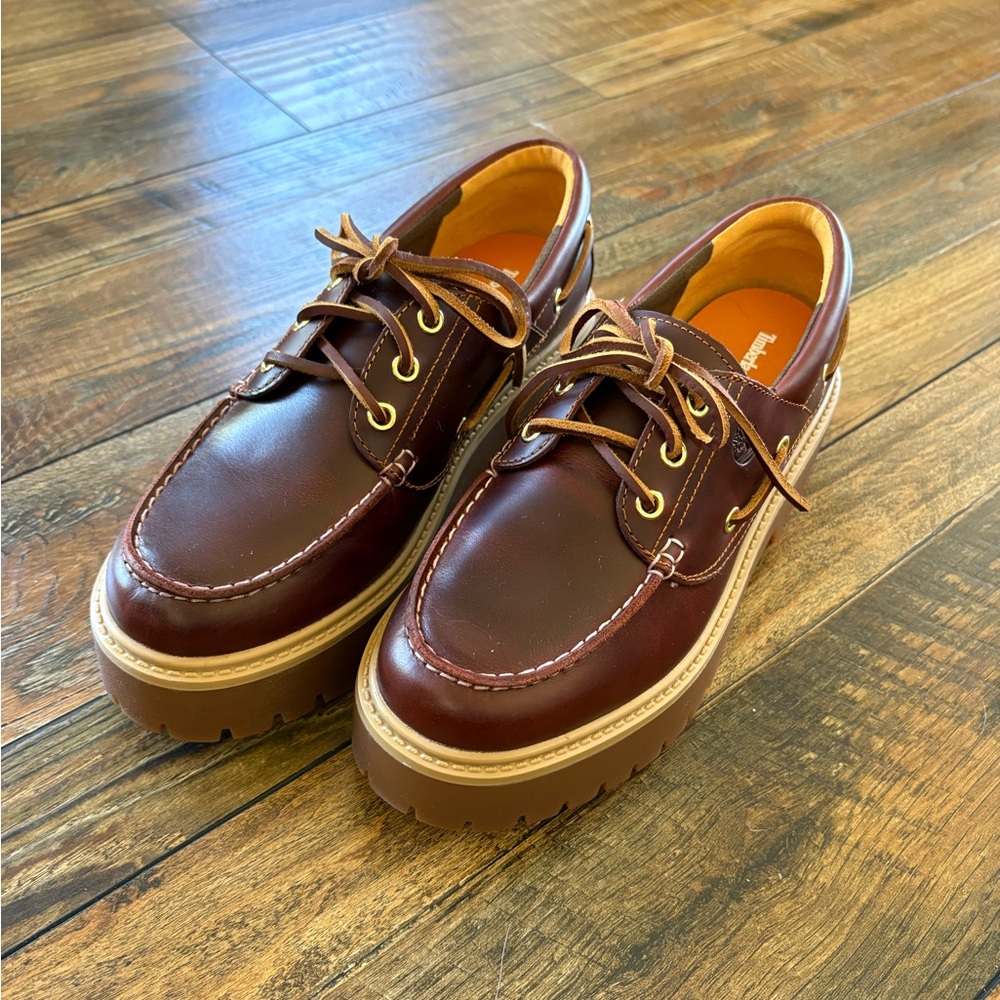 Timberland Stone Street Platform Boat Shoes